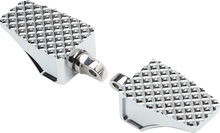 Load image into Gallery viewer, LA Choppers County Line Billet Footpegs - Front - Chrome LA-P100-01C - Side View