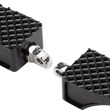 Load image into Gallery viewer, LA Choppers County Line Billet Footpegs - Male Mount - Black LA-P100-00B - Side View