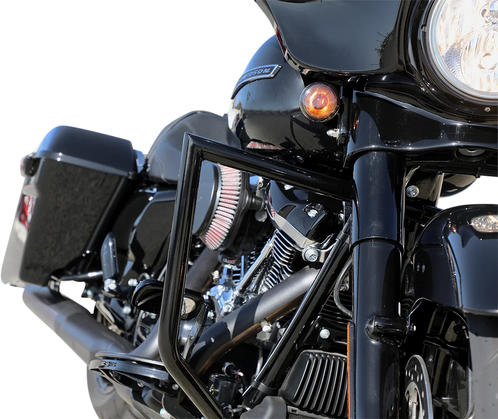 LA Choppers Engine Guard - Black - Twin Peaks LA-7100-00B - Additional View 7