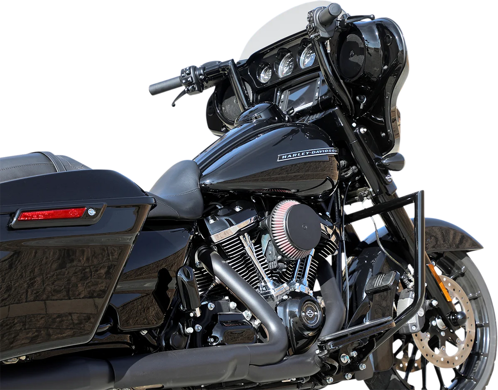 LA Choppers Engine Guard - Black - Twin Peaks LA-7100-00B - Additional View 8