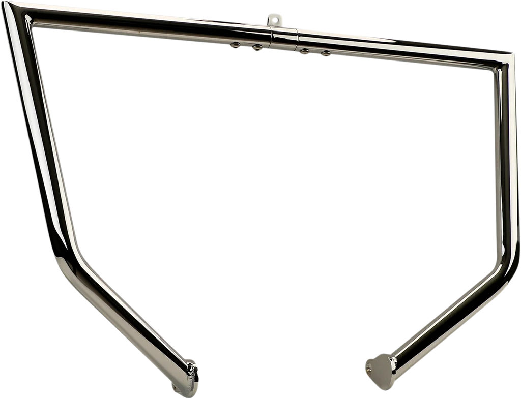 LA Choppers Engine Guard - Chrome - Twin Peaks LA-7100-00 - Back View