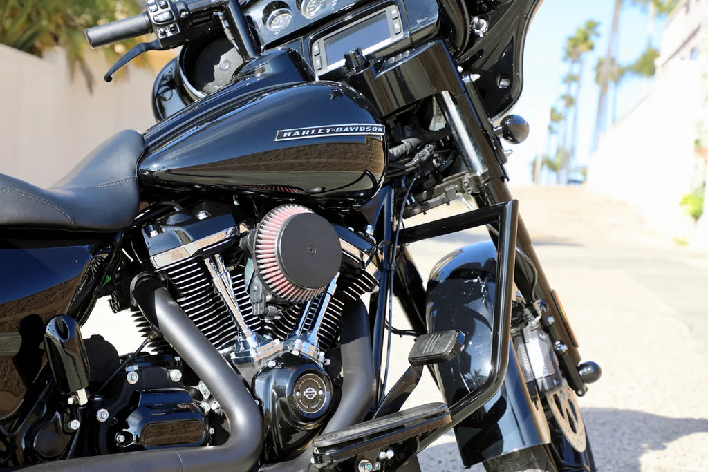 LA Choppers Engine Guard - Chrome - Twin Peaks LA-7100-00 - Additional View 5