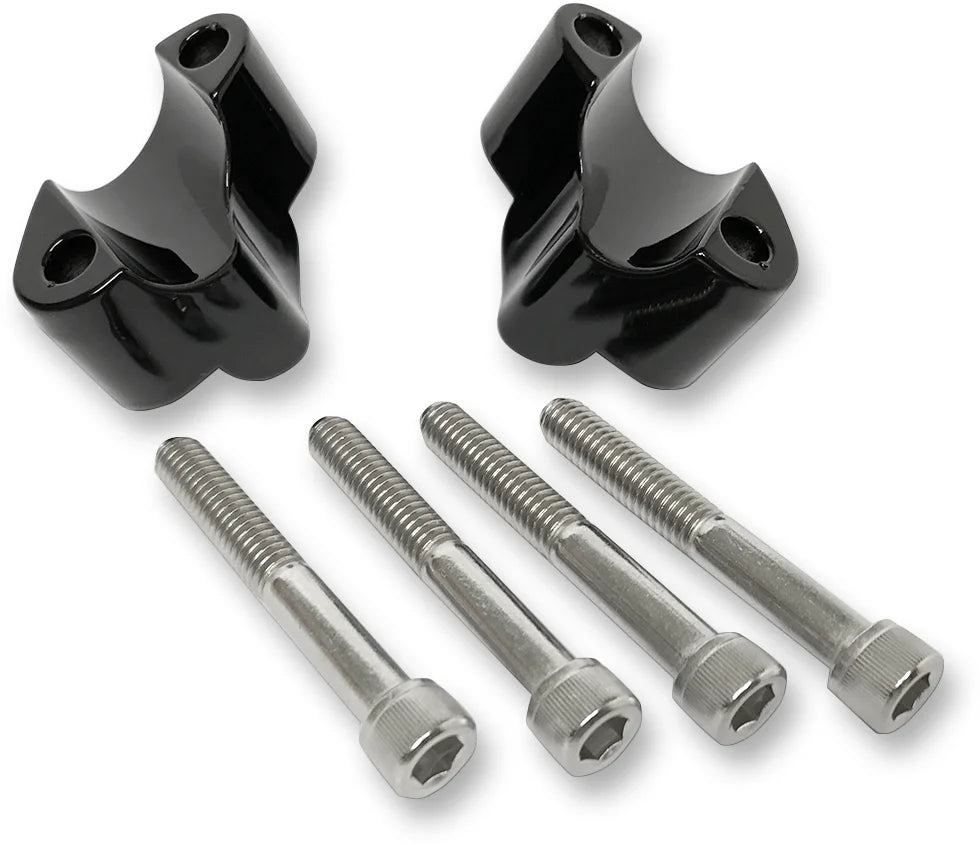 LA Choppers Extension Risers - 1" - Forty Eight - Black LA-7433-01B - Main Product View