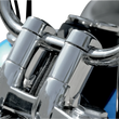 Load image into Gallery viewer, LA Choppers Extension Risers - 2" - FXDB LA-7430-02 - Side View
