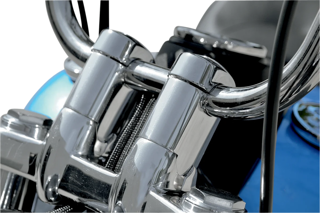 LA Choppers Extension Risers - 2" - FXDB LA-7430-02 - Side View