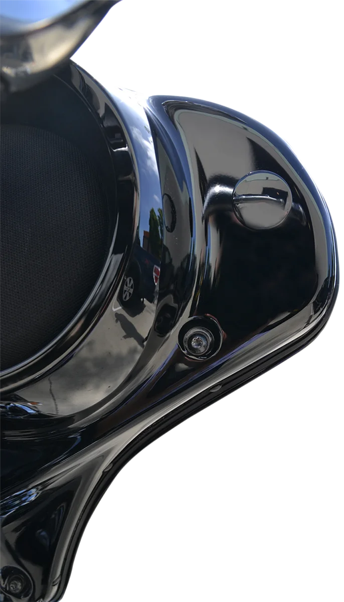 LA Choppers Fairing Mirror Removal Plug - Black LA-9001-00B - Back View