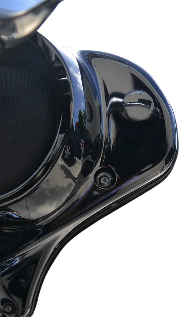 LA Choppers Fairing Mirror Removal Plug - Black LA-9001-00B - Back View