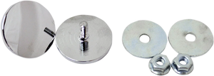 LA Choppers Fairing Mirror Removal Plug - Chrome LA-9001-00 - Main Product View
