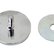 Load image into Gallery viewer, LA Choppers Fairing Mirror Removal Plug - Chrome LA-9001-00 - Main Product View