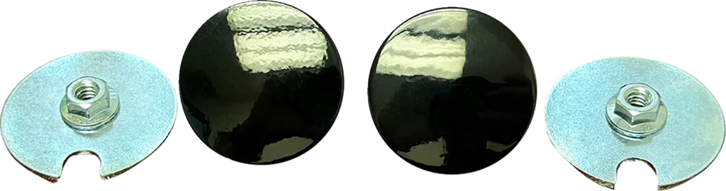 LA Choppers Fairing Mirror Removal Plug - Gloss Black LA-9001-02B - Main Product View