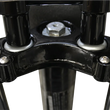 Load image into Gallery viewer, LA Choppers Flush-Mount Fork Cap - Gloss Black Powder Coat - 39 mm LA-7504-39B - Side View