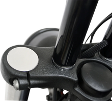 Load image into Gallery viewer, LA Choppers Flush-Mount Fork Cap - Gloss Black Powder Coat - 39 mm LA-7504-39B - Installation View