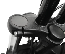 Load image into Gallery viewer, LA Choppers Flush-Mount Fork Cap - Gloss Black Powder Coat - 49 mm LA-7504-49B - Side View