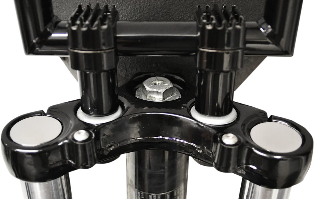 LA Choppers Flush-Mount Fork Cap - Polished - 39 mm LA-7504-39 - Side View