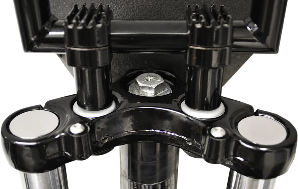 LA Choppers Flush-Mount Fork Cap - Polished - 39 mm LA-7504-39 - Side View