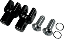 Load image into Gallery viewer, LA Choppers Footpeg Relocator - Black LA-7202-00B - Main Product View