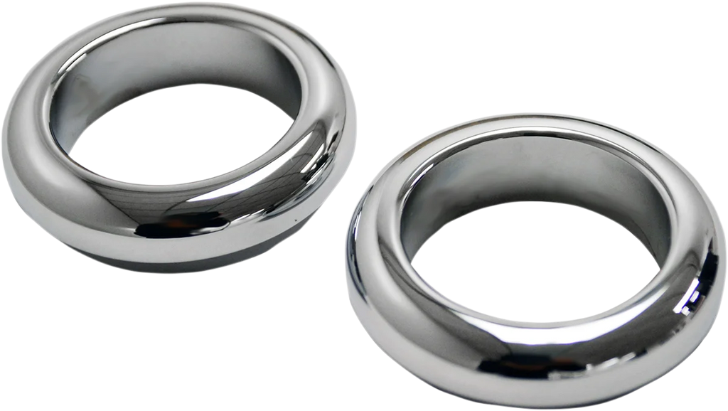 LA Choppers Fork Boot Cover - 39 mm - Chrome LA-7503-39 - Main Product View