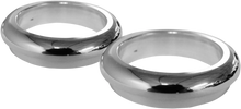 Load image into Gallery viewer, LA Choppers Fork Boot Cover - 49 mm - Chrome LA-7503-49 - Main Product View