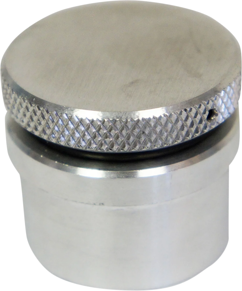 LA Choppers Gas Cap with Weld-on Bung - Aluminum LA-7450-01 - Side View