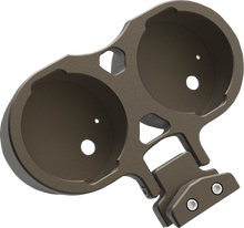 Load image into Gallery viewer, LA Choppers Gauge Mount - Dual - Bronze - Dyna LA-7397-02Z - Main Product View