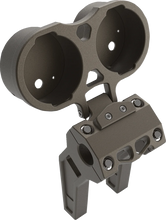 Load image into Gallery viewer, LA Choppers Gauge Mount - Dual - Bronze - Dyna LA-7397-02Z - Side View