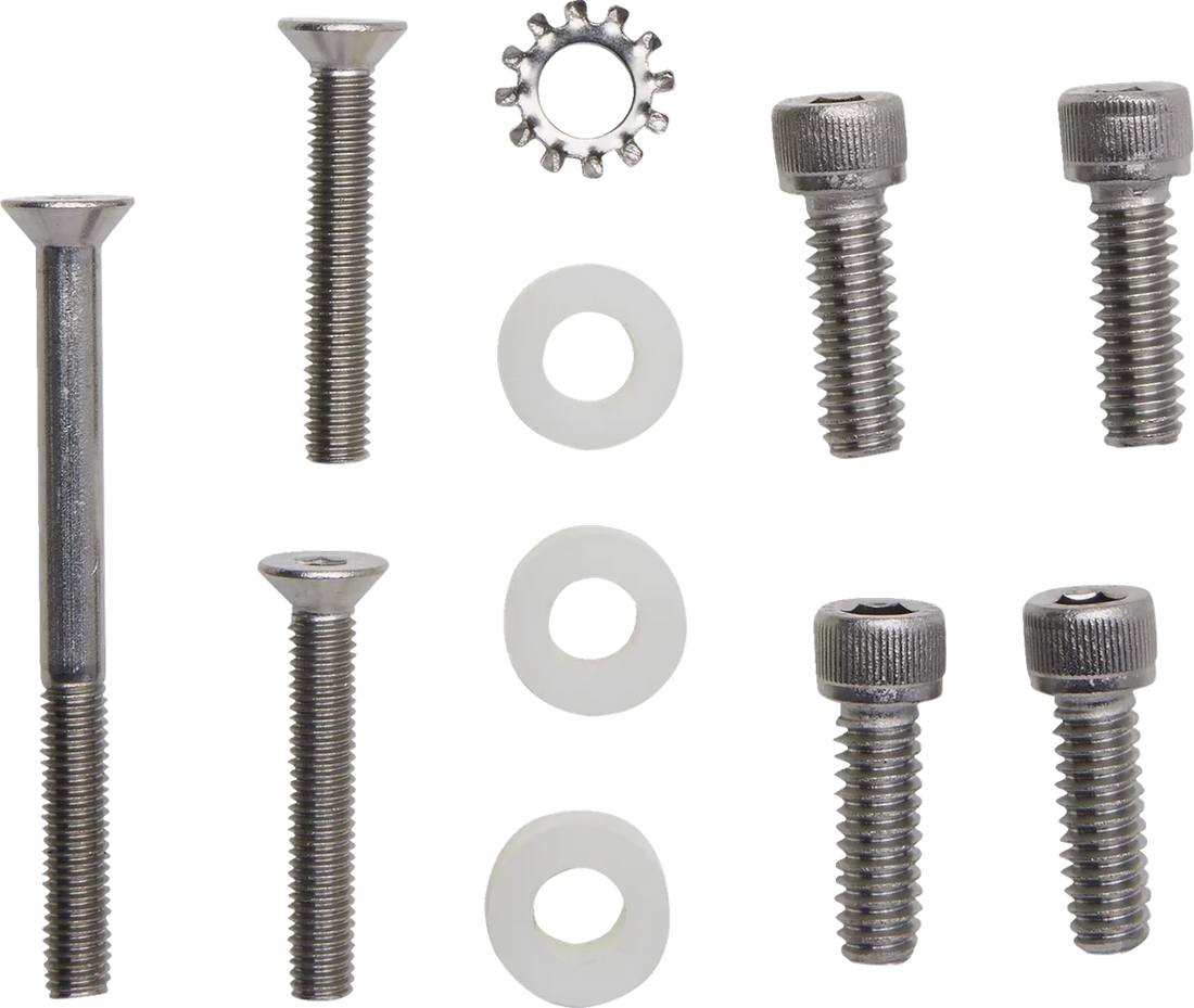 LA Choppers Gauge Mount - Dual - Bronze - FLT LA-7397-03Z - Side View