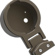 Load image into Gallery viewer, LA Choppers Gauge Mount - Single - Bronze - Dyna LA-7397-01Z - Main Product View