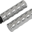 Load image into Gallery viewer, LA Choppers Grips - Hex - TBW - Chrome LA-7491-00 - Side View