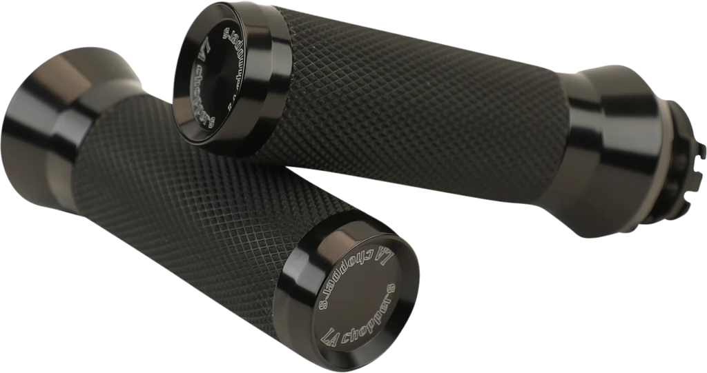 LA Choppers Grips - TBW - Anodized LA-7492-00B - Main Product View
