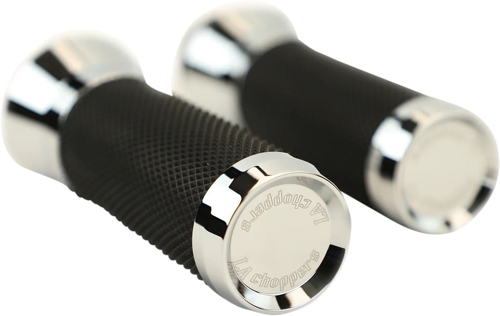 LA Choppers Grips - TBW - Chrome LA-7492-00 - Main Product View
