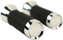 Load image into Gallery viewer, LA Choppers Grips - TBW - Chrome LA-7492-00 - Main Product View