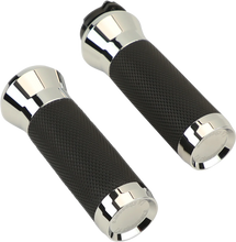 Load image into Gallery viewer, LA Choppers Grips - TBW - Chrome LA-7492-00 - Side View