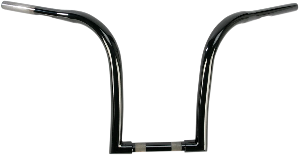 LA Choppers Handlebar - Ape Hanger - 1-1/4" Diameter - 12" Rise - Black LA-7341-12B - Main Product View