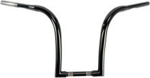 Load image into Gallery viewer, LA Choppers Handlebar - Ape Hanger - 1-1/4" Diameter - 12" Rise - Black LA-7341-12B - Main Product View