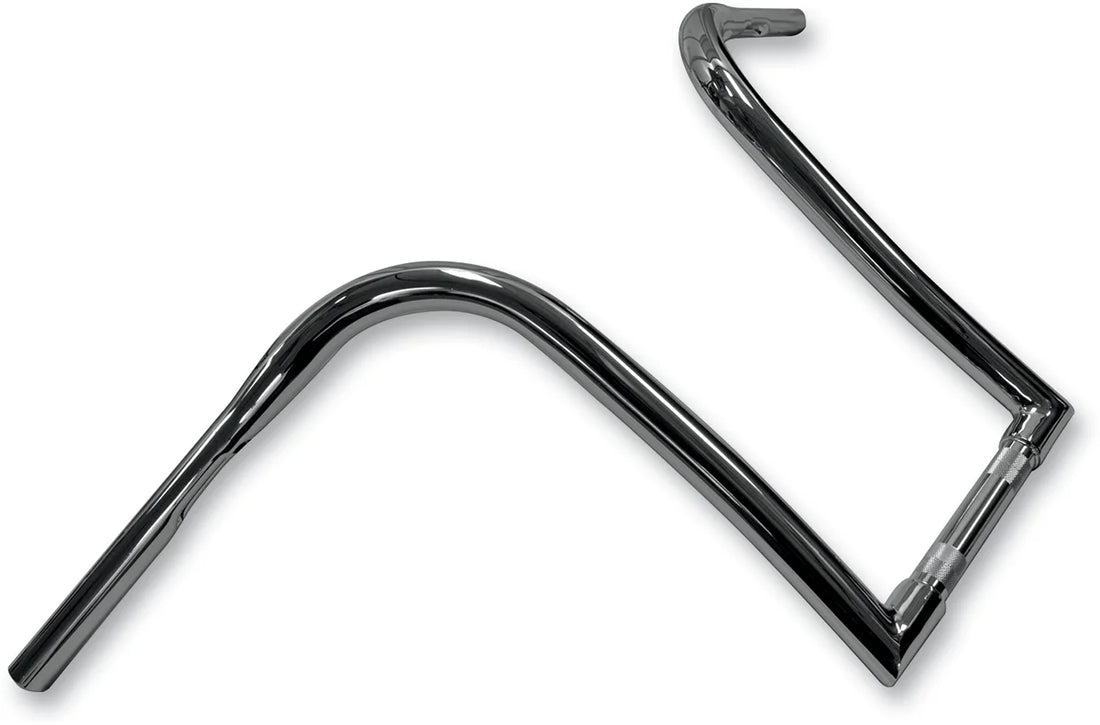 LA Choppers Handlebar - Ape Hanger - 1-1/4" Diameter - 14" Rise - Chrome LA-7341-14 - Side View