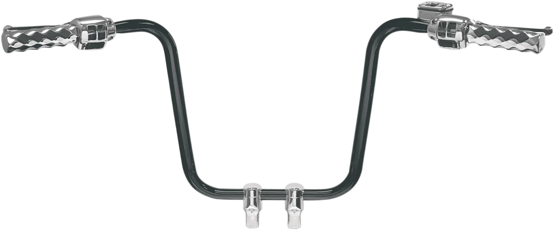 LA Choppers Handlebar - Ape Hanger - 14" - Black LA-7312-14B - Side View