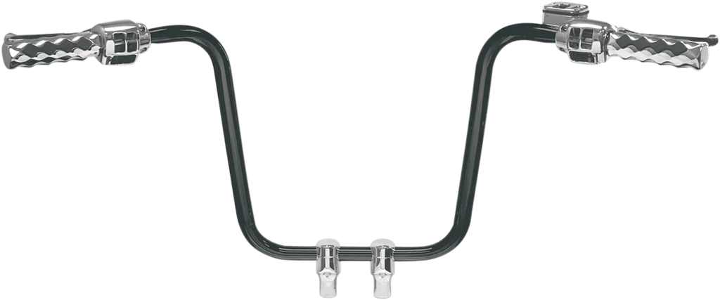LA Choppers Handlebar - Ape Hanger - 14" - Black LA-7312-14B - Side View