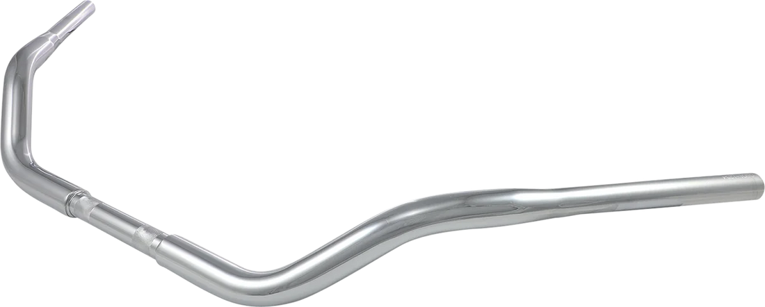 LA Choppers Handlebar - Big Johnson - Dimpled - Chrome LA-7303-01 - Side View