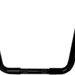 Load image into Gallery viewer, LA Choppers Handlebar - Big Twin Peaks - 13" - Black LA-7360-13B - Main Product View