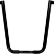 Load image into Gallery viewer, LA Choppers Handlebar - Big Twin Peaks - 19" - Black LA-7360-19B - Main Product View
