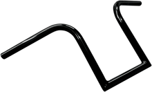 Load image into Gallery viewer, LA Choppers Handlebar - Bourbon Ape - 10" - Black LA-7381-10B - Side View
