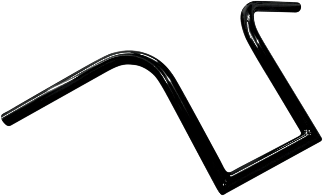 LA Choppers Handlebar - Bourbon Ape - 12" - Black LA-7381-12B - Side View