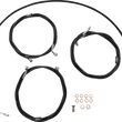 Load image into Gallery viewer, LA Choppers Handlebar Cable/Brake Line Kit - 12" - 14" Ape Hanger Handlebars - Black Vinyl LA-8056KT-13B - Main Product View