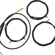 Load image into Gallery viewer, LA Choppers Handlebar Cable/Brake Line Kit - 15" - 17" Ape Hanger Handlebars - Black Vinyl LA-8056KT-16B - Main Product View