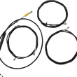 Load image into Gallery viewer, LA Choppers Handlebar Cable/Brake Line Kit - 15" - 17" Ape Hanger Handlebars - Black Vinyl LA-8058KT-16B - Main Product View