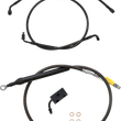 Load image into Gallery viewer, LA Choppers Handlebar Cable/Brake Line Kit - 15" - 17" Ape Hanger Handlebars - Midnight LA-8155KT-16M - Main Product View
