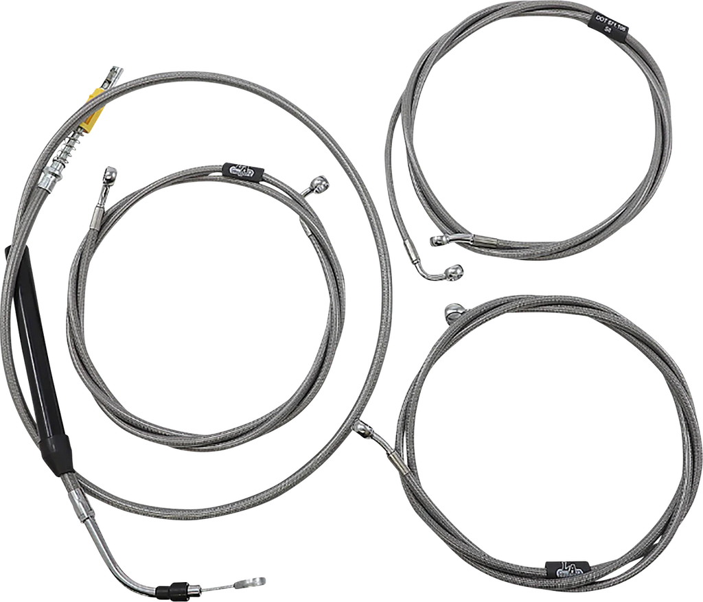 LA Choppers Handlebar Cable/Brake Line Kit - 15"