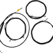 Load image into Gallery viewer, LA Choppers Handlebar Cable/Brake Line Kit - 18" - 20" Ape Hanger Handlebars - Midnight LA-8058KT-19M - Main Product View