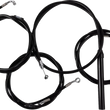 Load image into Gallery viewer, LA Choppers Handlebar Cable/Brake Line Kit - Complete - 12" - 14" Handlebars - Black Vinyl LA-8059KT2-13B - Main Product View