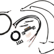 Load image into Gallery viewer, LA Choppers Handlebar Cable/Brake Line Kit - Complete - 12" - 14" Handlebars - Midnight LA-8055KT2-13M - Main Product View